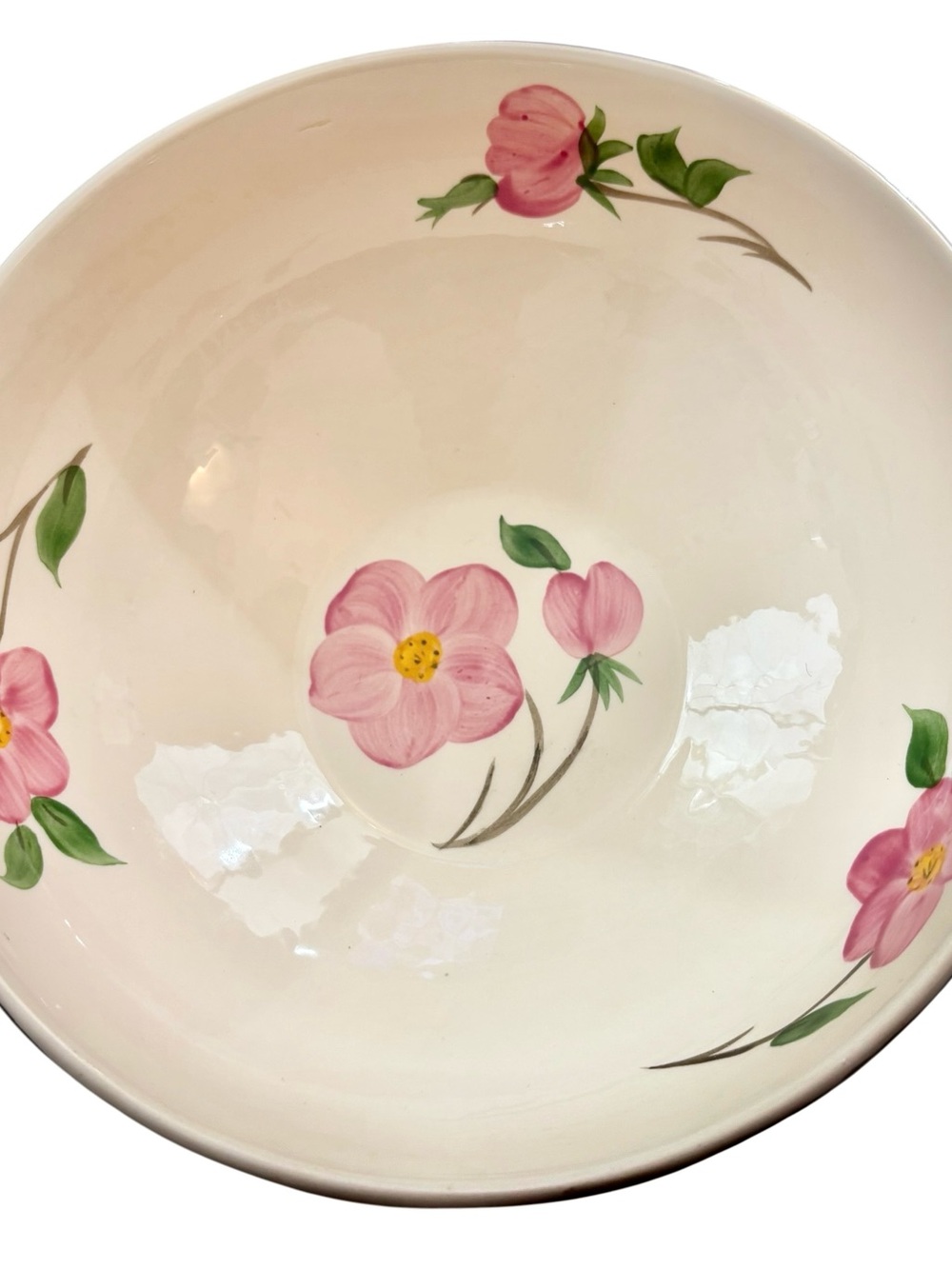 Vintage 50th Year Anniversary Franciscan Desert Rose Hand-Painted Serving Bowl